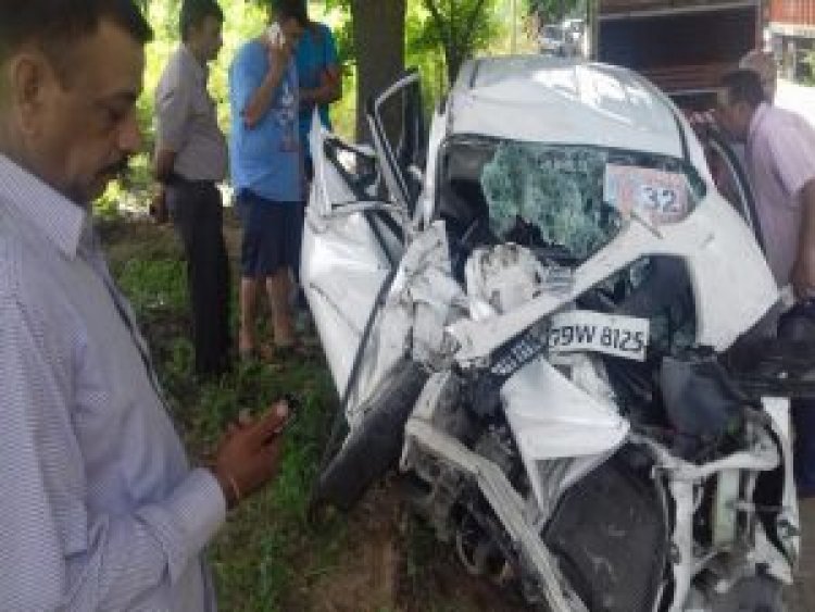 राजपुरा के पास हादसाग्रस्त हुई आल्टो कार, तीन की मौत