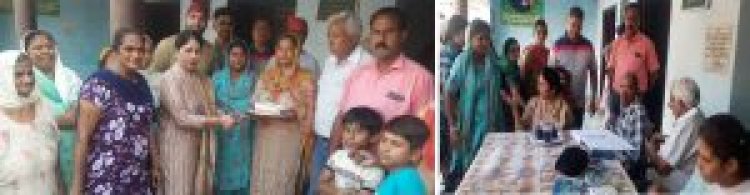 रानी सोढी ने किया डड्ल मोहल्ला में आयोजित मुफ्त मैडिकल कैंप का उद्घाटन