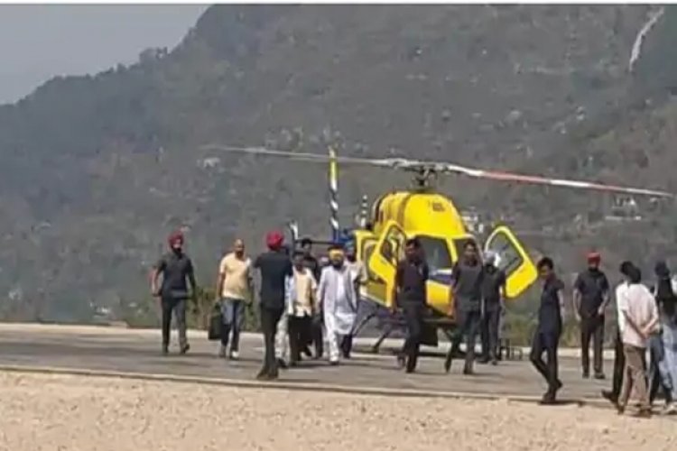 सरकारी हेलीकॉप्टर पर हिमाचल गए भगवंत मान को विपक्ष ने लिया आड़े हाथ